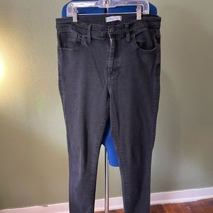 Madewell Skinny Black Jeans 31